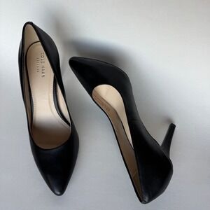 Cole Haan Grand OS Black Leather Pointed Toe Pumps Heels W05651 Womens 8B